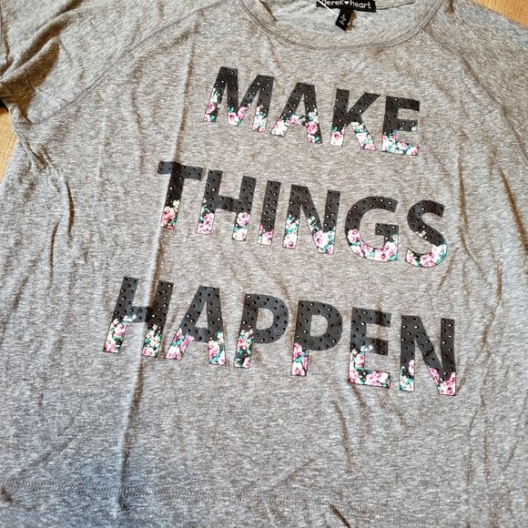 Derek Heart - Make Things Happen- Floral Studded - Picture 2 of 6